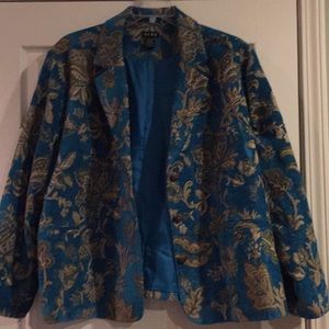 Vintage tapestry look jacket 2X
